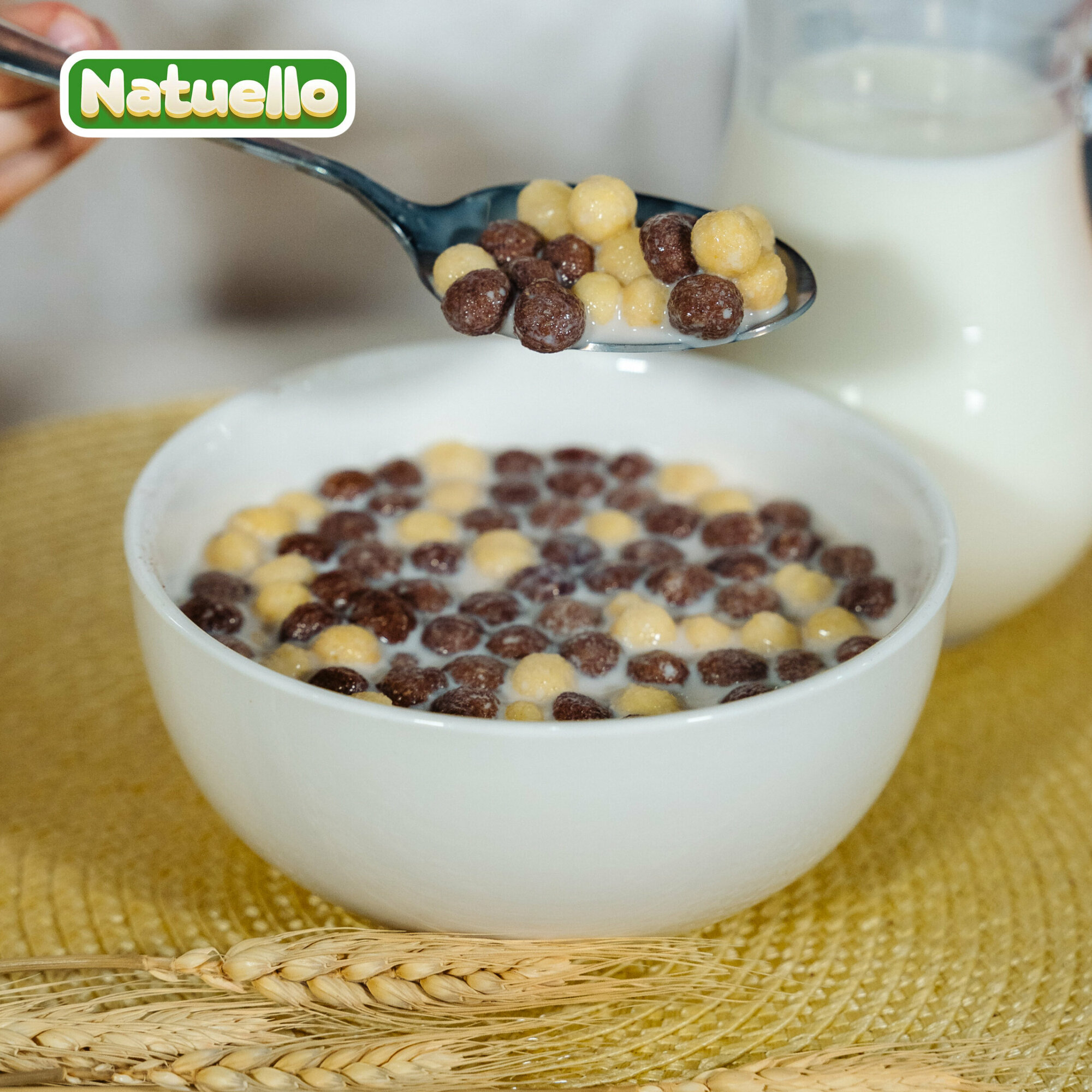 Готовый завтрак Natuello 310 г шоколадные шарики -2шт - фотография № 9