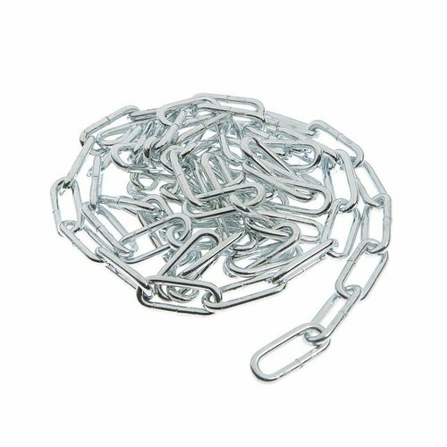 Цепь длиннозвенная тундра krep DIN763 диаметр 6 мм сварная оцинкованная 3 м 875₽