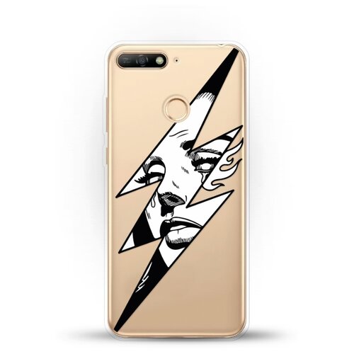 фото Силиконовый чехол молния на huawei y6 prime (2018) andy & paul