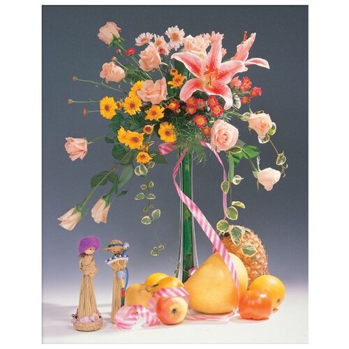 фото Набор для вышивания 3d "украшение стола" 7050-3d (56х69 см) белоснежка