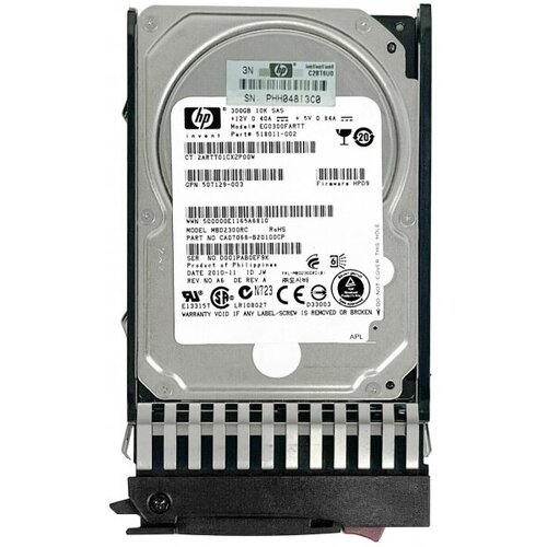 Жесткий диск HP CA07068-B20100CP 300Gb SAS 10000 2,5