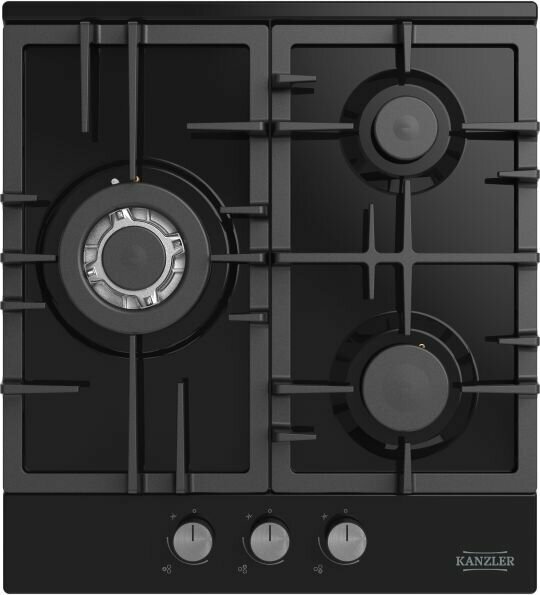 Варочная панель газовая Kanzler KM 514 S, чёрный - фотография № 7