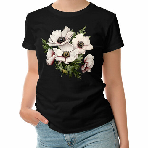 фото Футболка roly, размер s, черный