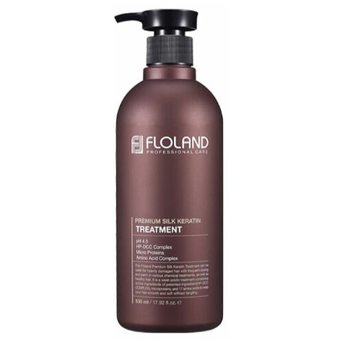 Floland Premium Silk Keratin Treatment 7 Корт маска для волос интенсивное укрепление