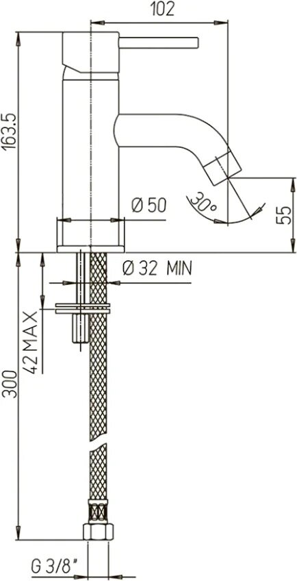 Смеситель для раковины Paini Cox 78CR205 хром - фото №10