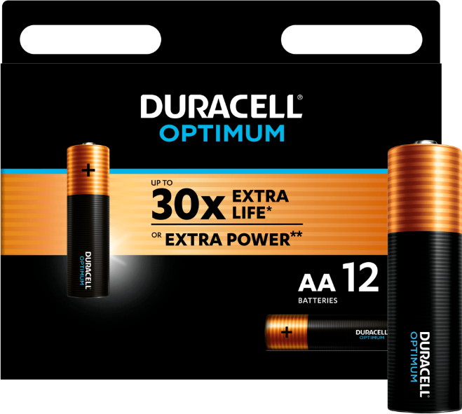 Батарейка DURACELL OPTIMUM LR6 BL12