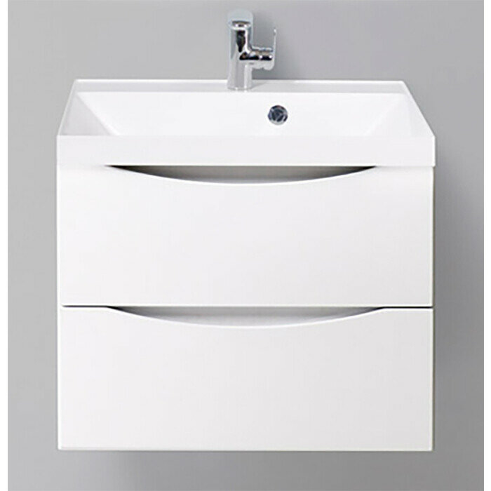 Тумба с раковиной BelBagno Marino-Cer 60 Bianco Opaco (MARINO-CER-600-2C-SO-BO-P, BB-0320-60-LVB)