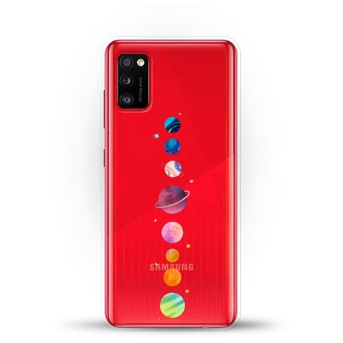 фото Силиконовый чехол планеты на samsung galaxy a41 andy & paul
