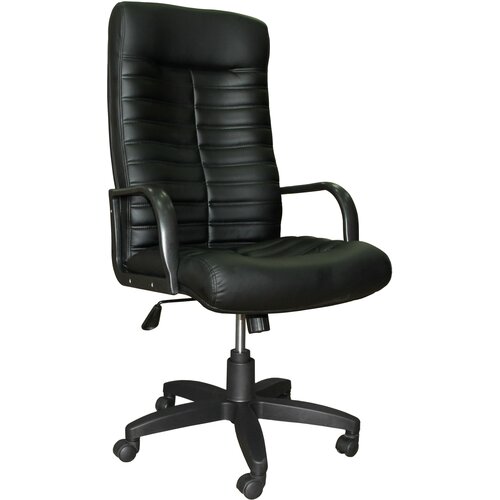 TUTKRESLA Кресло Орион натуральная кожа мадрас черная