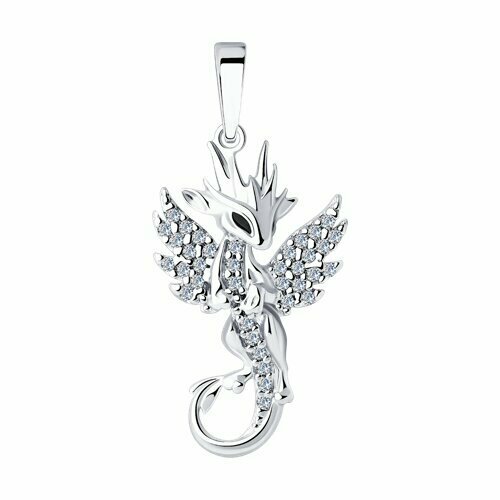 фото Подвеска из серебра дракон jewel cocktail