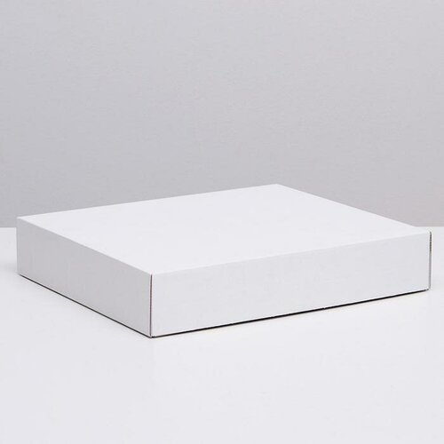 Коробка сборная без печати крышка-дно белая без окна 37 х 32 х 7 см коробка сборная без печати крышка дно белая без окна 14 5 х 14 5 х 6 см