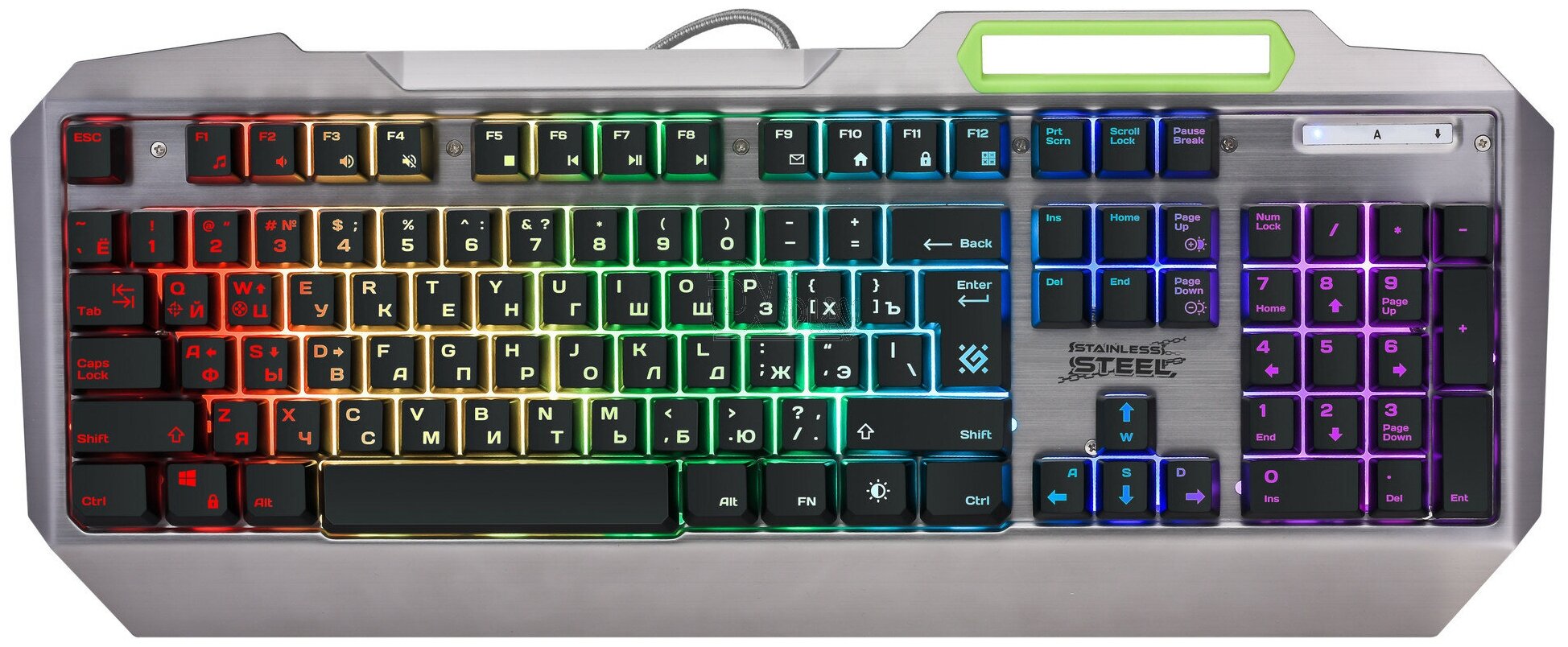 Игровая клавиатура Defender STAINLESS STEEL GK-150DL