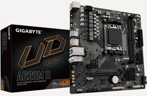 Изображение товара Материнская плата Gigabyte A620M H (AM5, mATX)