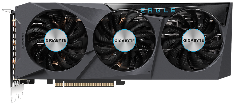Видеокарта GigaByte GeForce RTX 3070 Eagle OC 8G 1770Mhz PCI-E 4.0 8192Mb 14000Mhz 256-bit 2xHDMI 2xDP GV-N3070EAGLE OC-8GD