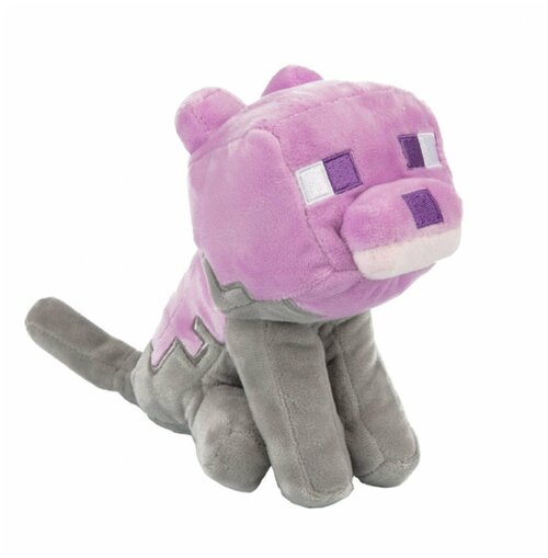 Мягкая игрушка J!NX Minecraft Happy explorer Dyed cat, 17 см