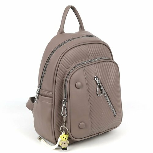 фото Рюкзак 0968 серый, фактура гладкая, серый piove