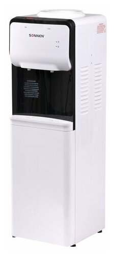 Кулер для воды Sonnen 455414 FSE-02SA напольный, нагрев/охлаждение электронное, 2 крана, белый