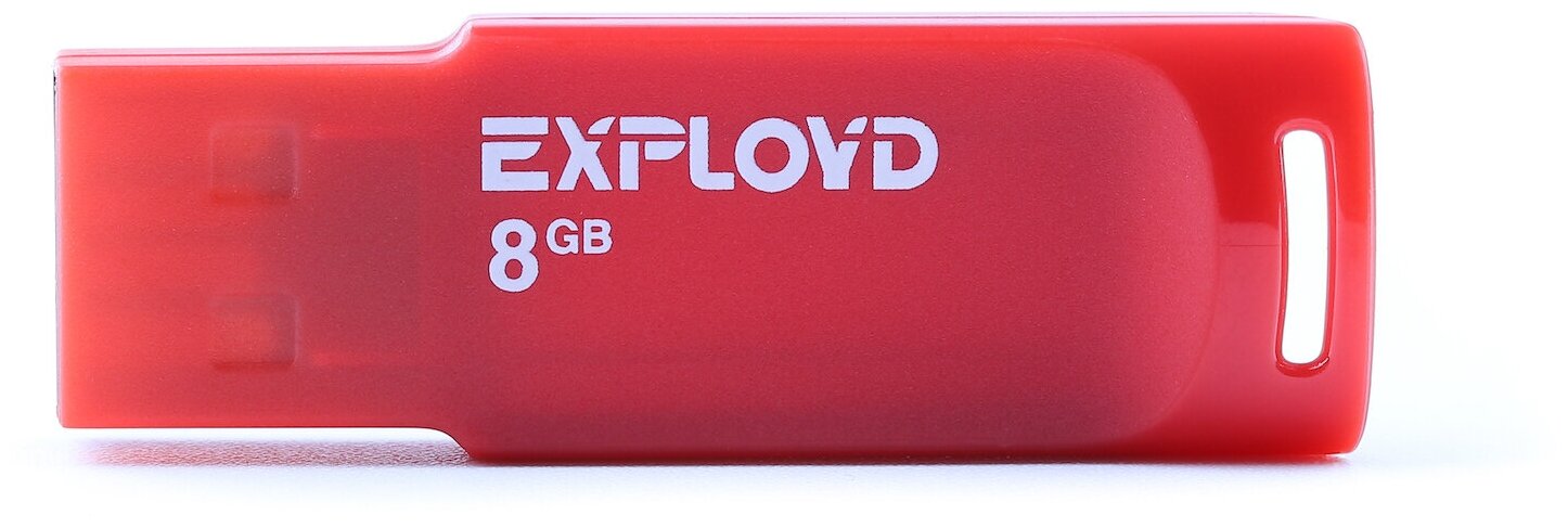Флеш-накопитель 8Gb Exployd 560, USB 2.0, пластик, красный