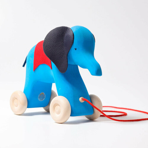 детская каталка слон Деревянная фигурная каталка Слон
