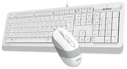 Клавиатура и мышь A4Tech FG1010 White USB