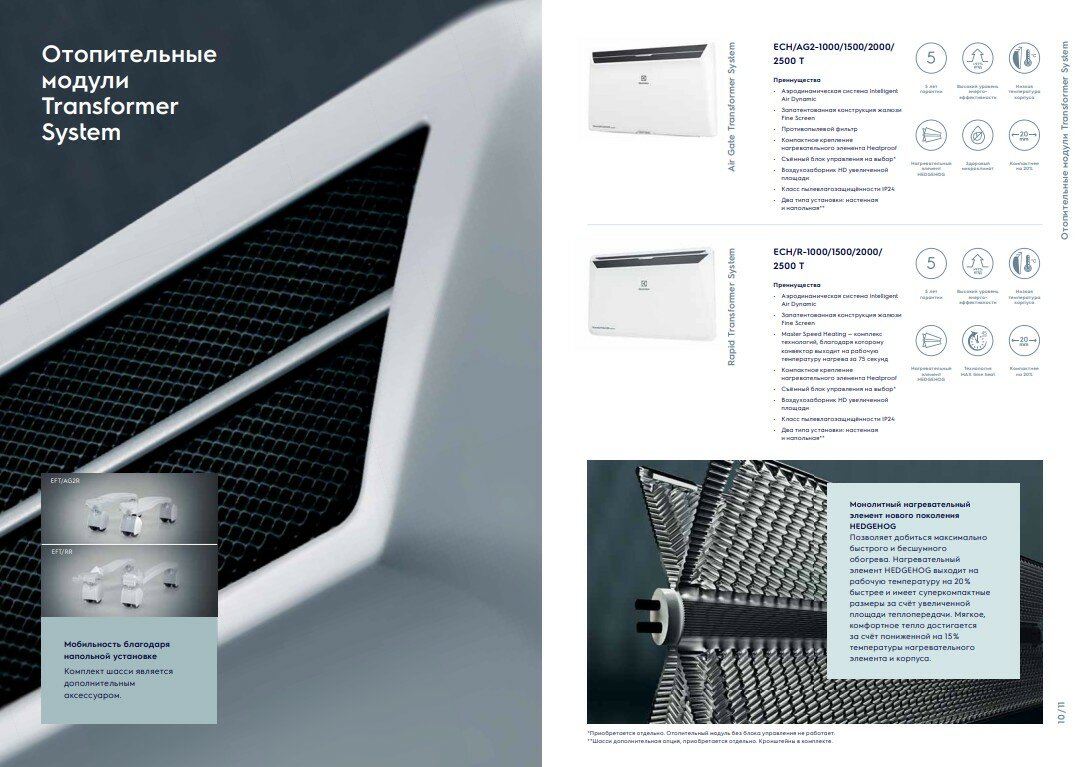 Комплект Electrolux Rapid Transformer с блоком управления и шасси ECH/R-1000-TUI4 (инверторный) - фотография № 8