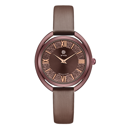 Наручные часы УЧЗ 3022L-8, коричневый