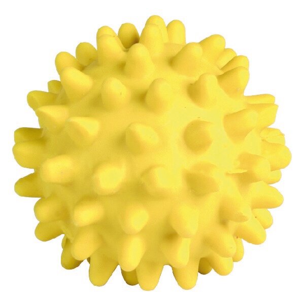 Игрушка для собак TRIXIE Мяч игольчатый с пищалкой латексный, в ассортименте (6 см)