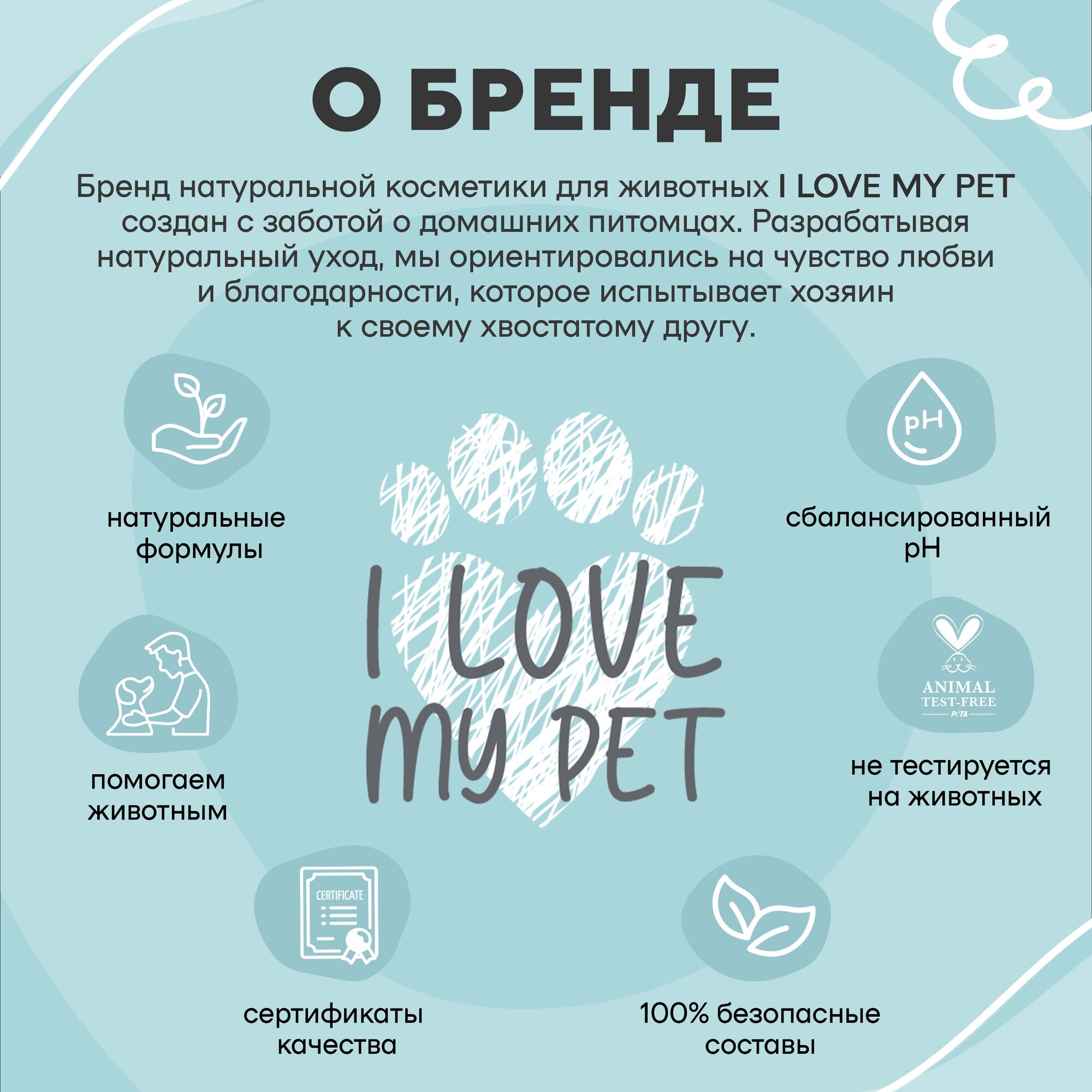 I LOVЕ MY PET Спрей-кондиционер для распутывания колтунов, 250 мл - фото №4