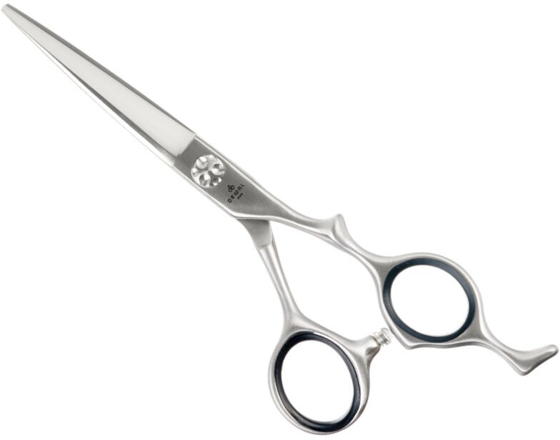 Парикмахерские ножницы DEWAL PRO PROFI STEP прямые эргономичные 5,5" с литым упором, серебристые PS902-55