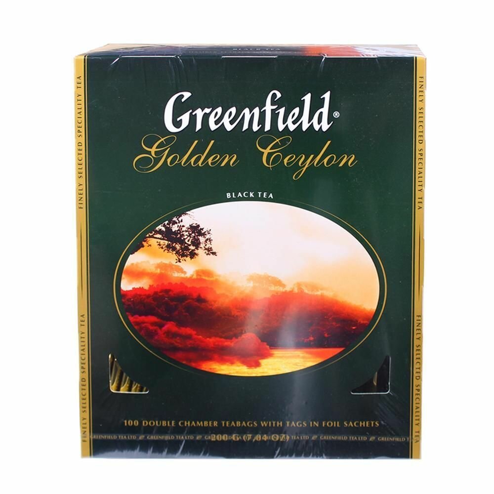 Чай черный Greenfield Golden Ceylon в пакетиках, 100 пак. - фотография № 13