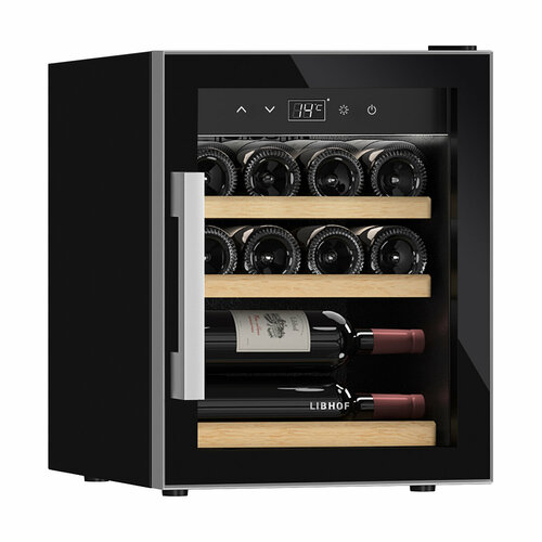 Винный шкаф Libhof GQ-12 Black встраиваемые винные шкафы aeg kwe884520m