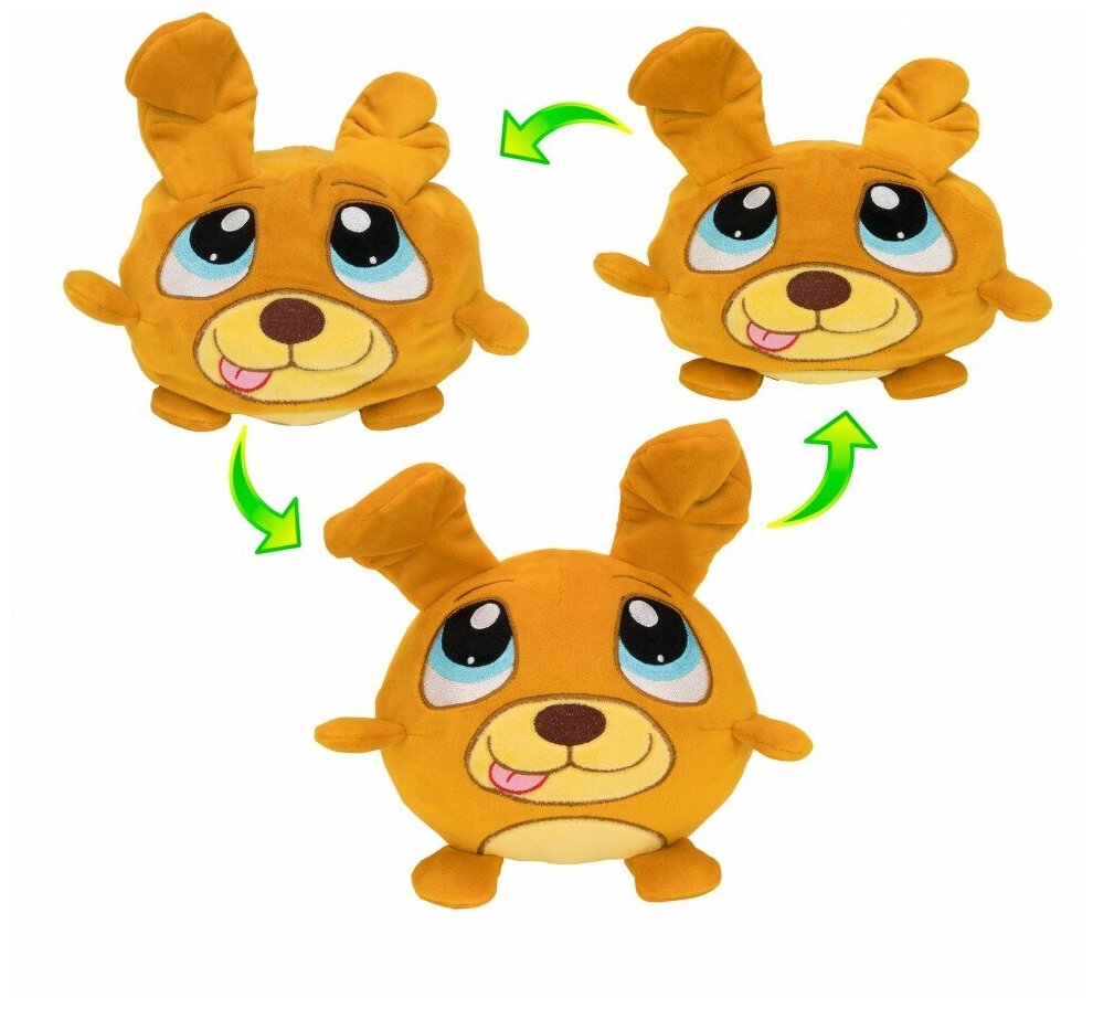 Мягкая игрушка 1Toy Мняшка Хрумс Бобик Хрум 12 см - фото №1