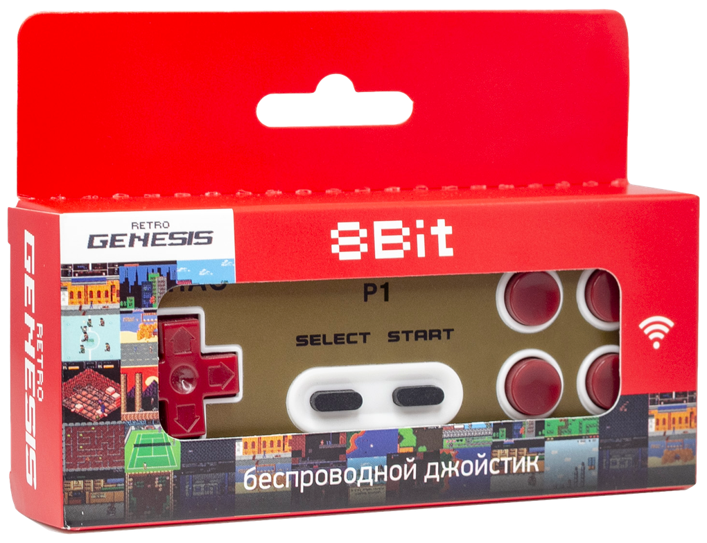 Retro Genesis Controller 8 Bit джойстик беспроводной (GS-22), P1