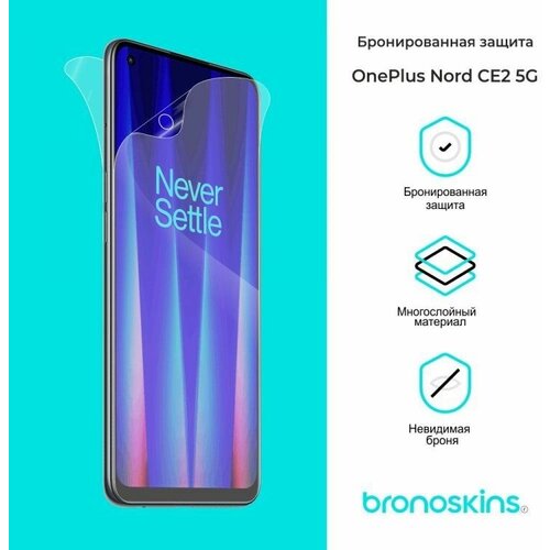 Бронированная защитная пленка для OnePlus Nord CE2 5G (Матовая, Защита экрана FullScreen)