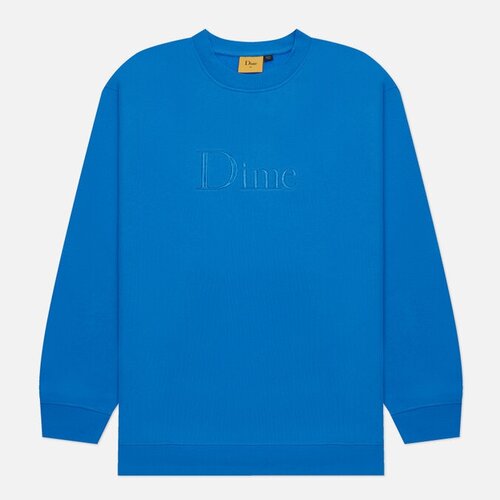 Мужская толстовка Dime Dime Classic Logo Crew Neck синий, Размер M