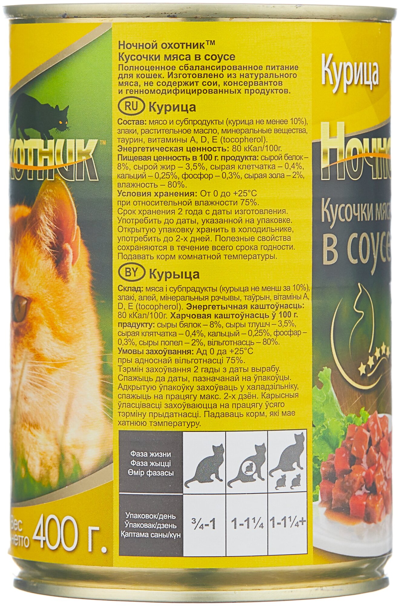 Корм для кошек от отечественных производителей – выбор ночного охотника Корм для кошек от отечественных производителей – выбор ночного охотника