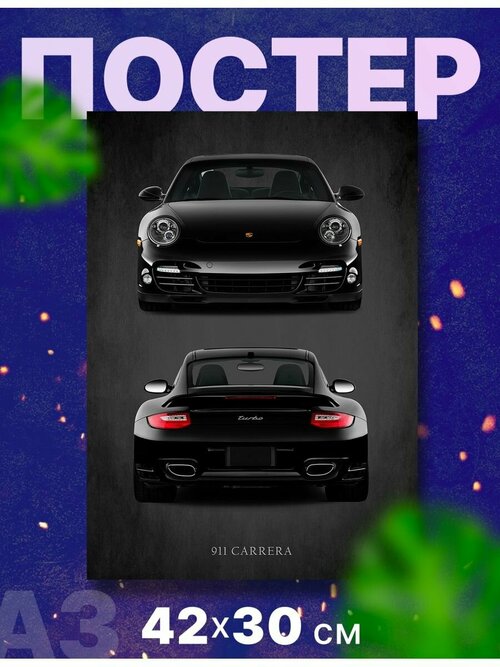 Постер плакат автомобиль марка 