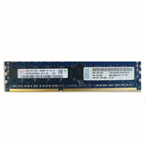 Серверная оперативная память 4GB 1Rx4 PC3L-10600R-9-10 ram 8g 8gb 1rx4 pc3 14900r ddr3 1866 reg ecc серверная память высокого качества быстрая доставка