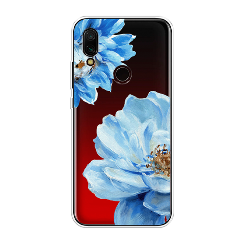 Силиконовый чехол на Xiaomi Redmi 7 / Сяоми Редми 7 Голубые клематисы, прозрачный силиконовый чехол на xiaomi redmi 6 сяоми редми 6 голубые клематисы прозрачный