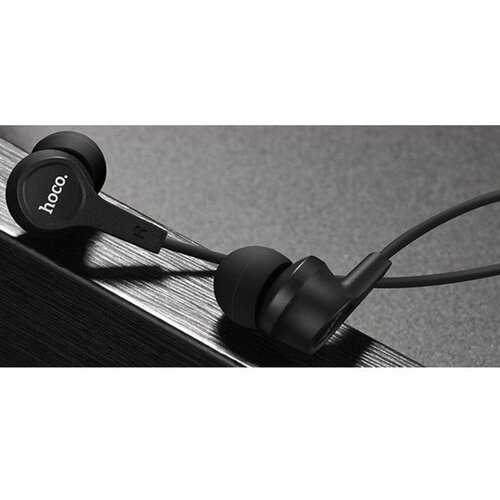 Наушники с микрофоном Hoco M10 Metal Earphone черные 49000₽