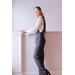 Комбинезон KL.OK, классический стиль, полуприлегающий силуэт, стрейч, подкладка, размер 44/46, серый