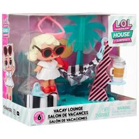 Набор LOL Surprise Furniture HOS Vacay Lounge и Funky Q.T, Series 6, 583790