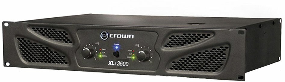 CROWN XLi3500 - двухканальный усилитель мощности, 2х1350 Вт/4 Ом, 2х1000 Вт/8 Ом , Мост: 2700 Вт/8 О