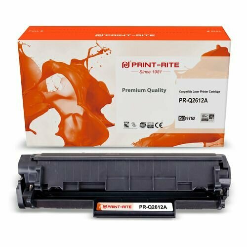 Картридж PRINT-RITE TFH724BPU1J1, Q2612A, черный / PR-Q2612A картридж print rite tfh724bpu1j1 q2612a черный pr q2612a