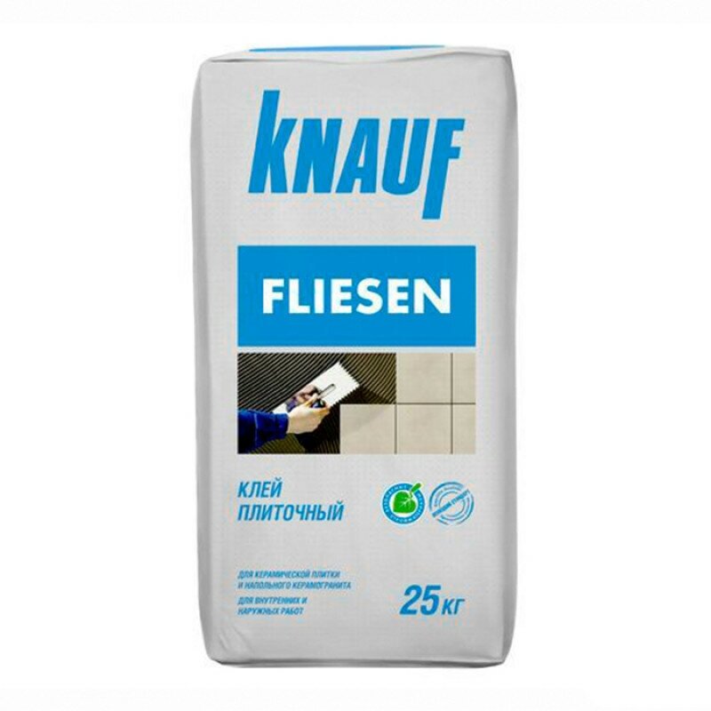 Клей плиточный Knauf FLIESEN 25кг Серый