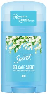 Дезодорант-антиперспирант Secret Delicate женский, стик