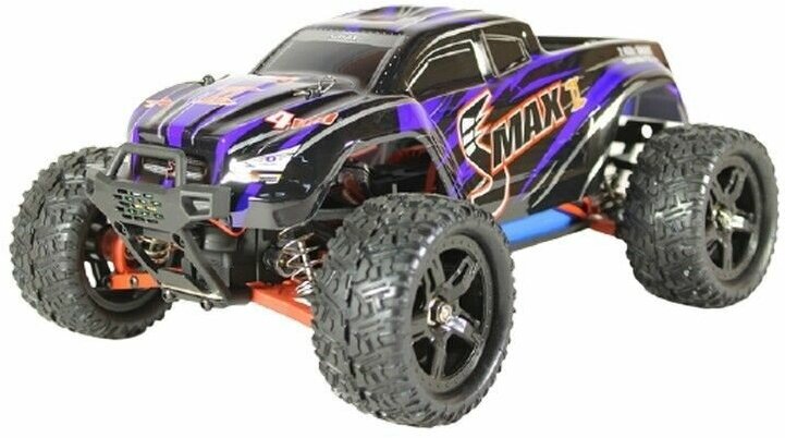 Радиоуправляемый монстр Remo Hobby SMAX UPGRADE V2.0 4WD RTR масштаб 1:16 2.4G - RH1631UPGV2-BLUE