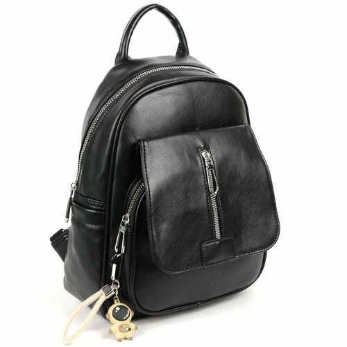 фото Рюкзак z166-5 черный, фактура гладкая, черный piove