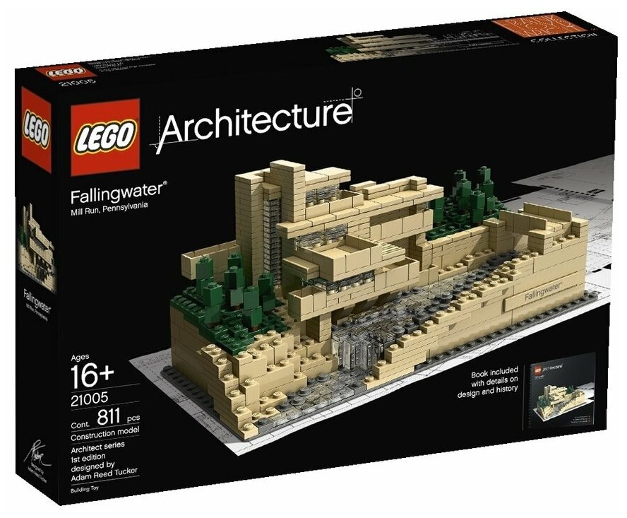 Конструктор LEGO Architecture 21005 Fallingwater, 811 дет.