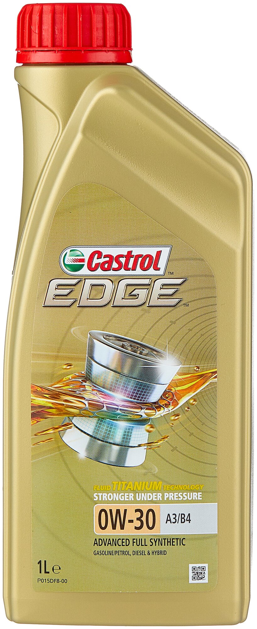 Синтетическое моторное масло Castrol Edge 0W-30 A3/B4, 1 л, 1 кг